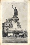 CPA Paris Statue de la Republique