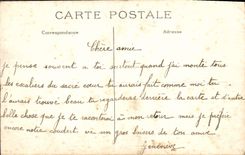 VINTAGE POSTCARD Paris Crowns Funicular Heart and tank of Montmartre