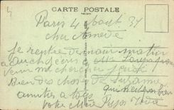 VINTAGE POSTCARD Paris Carries Holy Denis