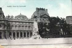 CPA Paris Cour du Carrousel