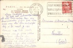 VINTAGE POSTCARD Paris the Medicis fountain