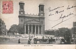 CPA Paris Eglise St Vincent De Paul