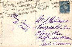 Camino de la POSTAL de la VENDIMIA de la nueva cornisa del oro una esquina del camino hacia Theoule