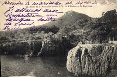 VINTAGE POSTCARD Road of the New Gold Cornice the Russet-red Esterel and Cape