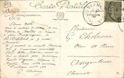 VINTAGE POSTCARD Toulon Squares Port the marine engineering and the Bateaux roads