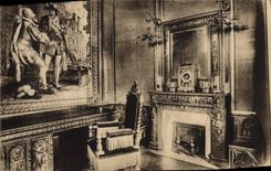 POSTAL Pau de la VENDIMIA el castillo a relinchar gabinete IV del sovereign