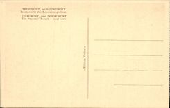 VINTAGE POSTCARD Thiaumont close Douaumont the Trench of the bayonets Seen interior Militaria