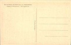 VINTAGE POSTCARD Ossuary of Douaumont the Militaria headlight