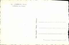 VINTAGE POSTCARD Cambric the Town hall