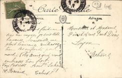 CPA Marseille L'entree de la Canebiere Bateaux