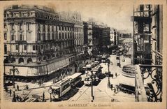 CPA Marseille La Canebiere Tramway