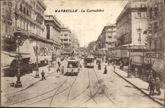 CPA Marseille La Canebiere Tramway
