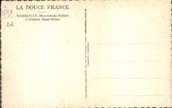 CPA Marseille Abbaye St Victor