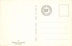 CPA Chateau De Versailles L'Orangerie