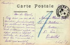 VINTAGE POSTCARD Park Of Versailles Les Bains Of Apollo