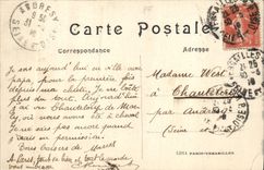 VINTAGE POSTCARD Park Of Versailles Basins Of Apollo