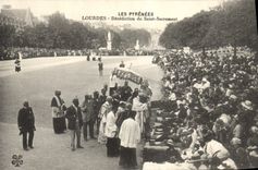 Bendición pesada de la POSTAL de la VENDIMIA del sacramento bendecido