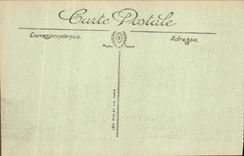 Aspecto general del Arras de la POSTAL de la VENDIMIA del ayuntamiento después del bombardeo de Militaria