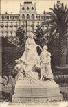 CPA Nice Monument Reine Victoria