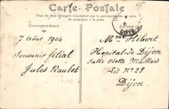 VINTAGE POSTCARD Paris Notre Dame Church the Virgin and the Child by Bouchardon