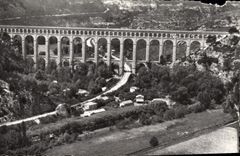 CPM Roquefavour Vue aerienne de l'aqueduc 