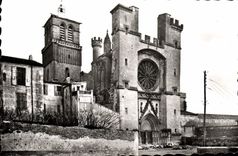 MODERN CARD Beziers the Cathedral Saint Nazaire