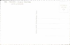 MODERN CARD Maritime Toulon Arsenal Carries Principal Militaria