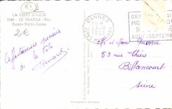 VINTAGE POSTCARD Trayas Points Notre Dame