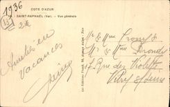 CPA Saint Raphael Vue Generale