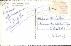 CPA Saint Raphael La Cathedrale