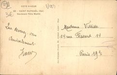 CPA Saint Raphael Boulevard Felix Martin