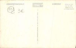 VINTAGE POSTCARD Holy Raphael the port Boat