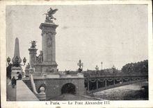 CPA Paris Le Pont Alexandre III