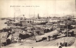 CPA Marseille La Joliette Et Les Quais