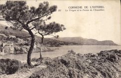 VINTAGE POSTCARD Cornice Of Esterel Trayas And Top of I' Esquilon