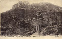 VINTAGE POSTCARD Esterel Cornice Of Gold the Road Of the Russet-red Cape