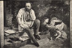 CPA Palais Des Beaux Arts De La Ville De Paris Proudhon et ses enfants Courbet 