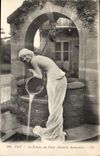 CPA Pau La Femme Au Puits