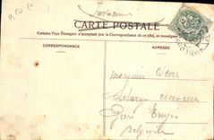 VINTAGE POSTCARD Biarritz And Its Tamaris Seen On the Lighthouse And the Imperial palace Fish