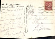 VINTAGE POSTCARD the Basilica Of the Sacring Heart De Montmartre Paris