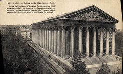 CPA Paris Eglise De La Madeleine 