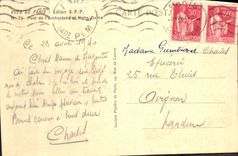 Puente de París de la POSTAL de la VENDIMIA del palacio y de Notre Dame del arzobispo