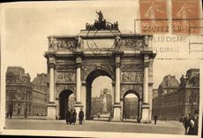 CPA Paris L'Arc De Triomphe Du Carrousel