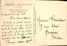 CPA Paris L'Arc De Triomphe Du Carrousel