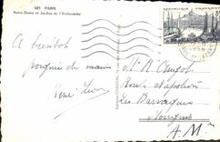 CPM Paris Notre Dame Et Jardins De I'Archeveche