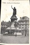CPA Paris La Place De La Republique
