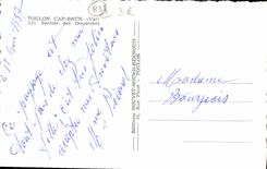 MODERN CARD Toulon Cape Brown Coastguard Path