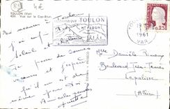 CPM Toulon Vue Sur Le Cap Brun Restaurant Bar