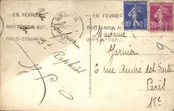 VINTAGE POSTCARD Toulon Cape Brown Seaside