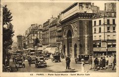 VINTAGE POSTCARD Paris Holy Pal Martin